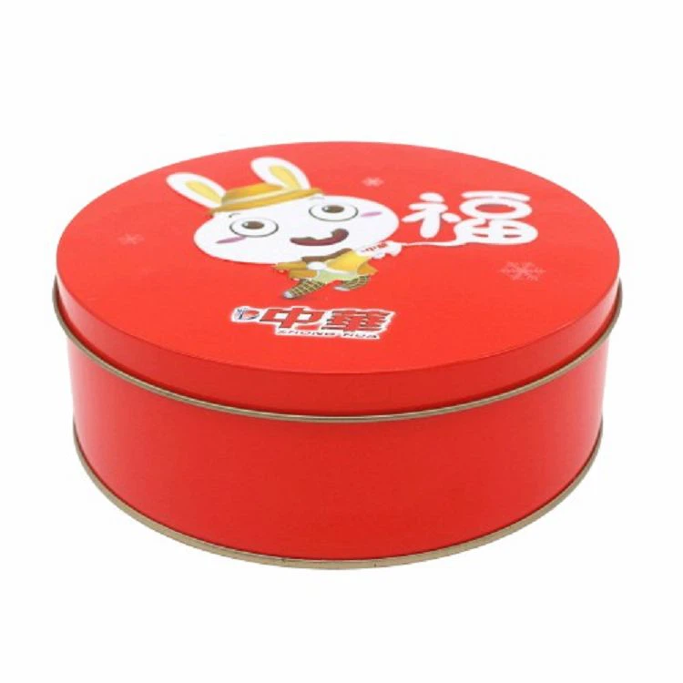Logo Printed Cookie Tin Can Boxes